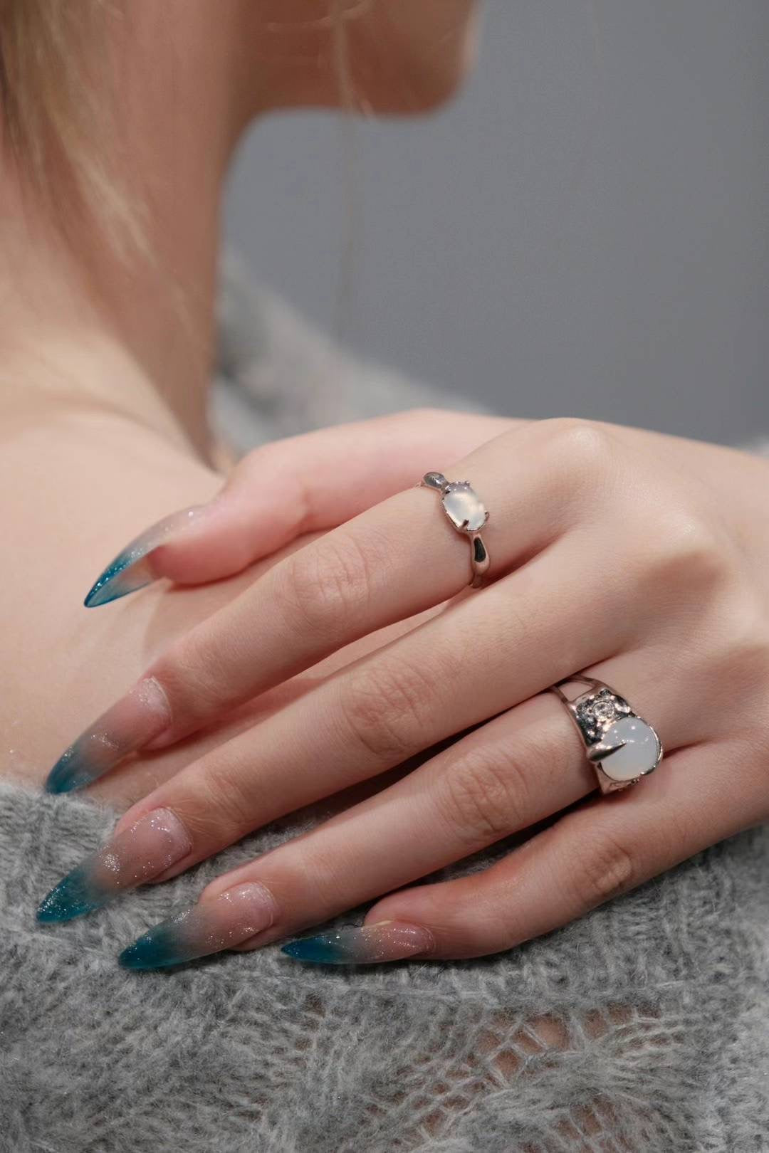 Miowrhyme moonstone ring