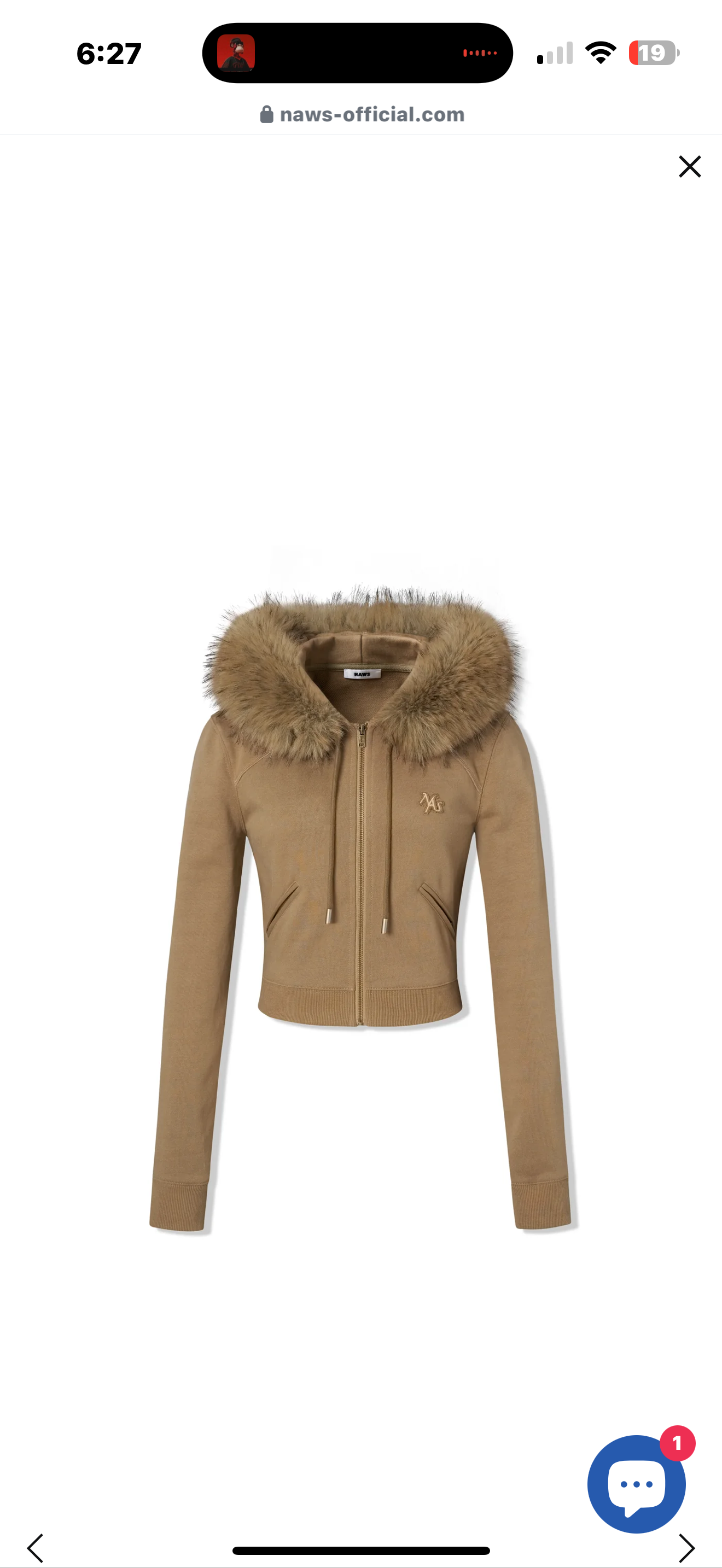 NAWS GOLD SWEATSHIRT