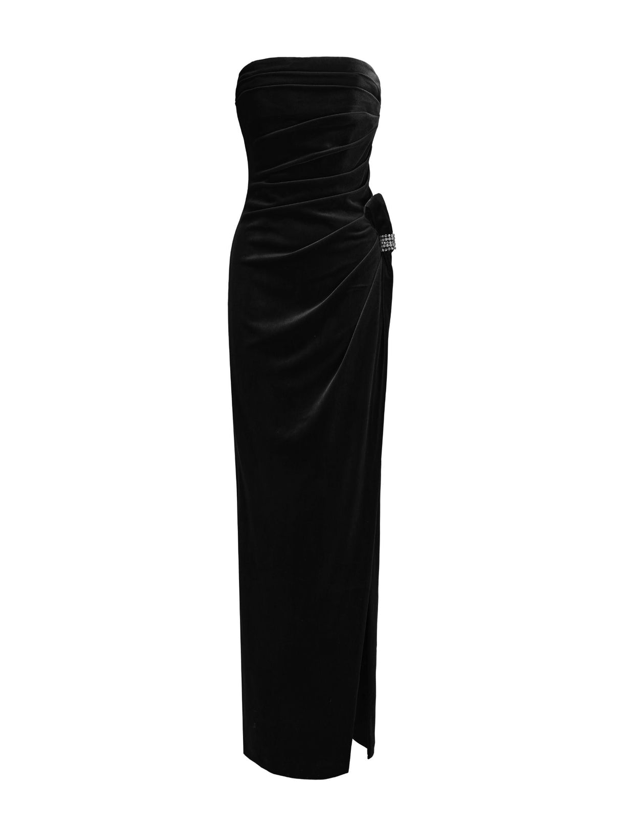Nana Jacqueline Emma Velvet Dress (Black)