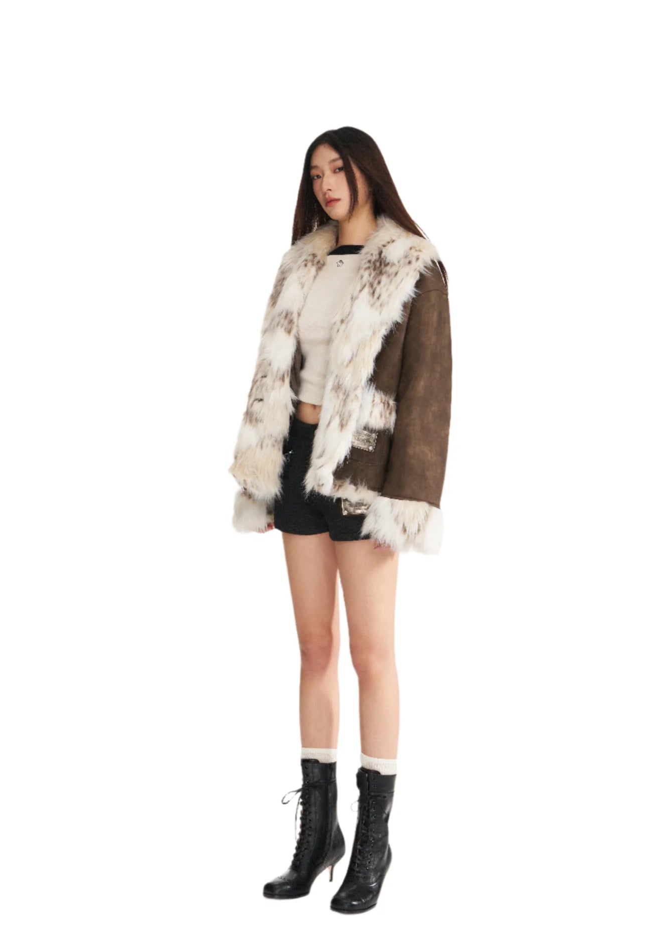NAWS SNOW LEOPARD FAUX FUR
