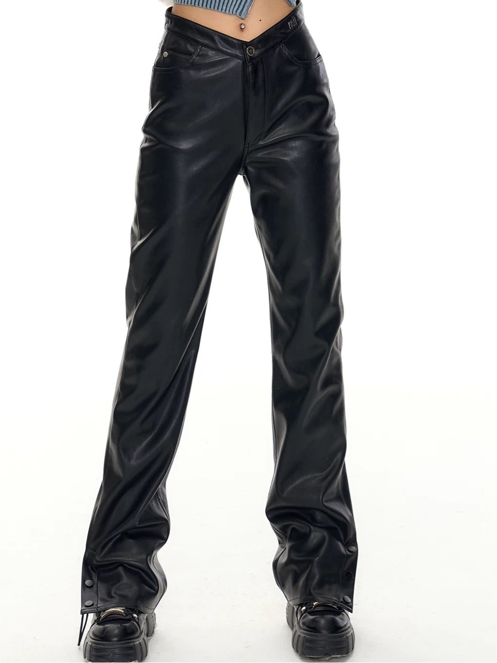 NAWS Black leather pants