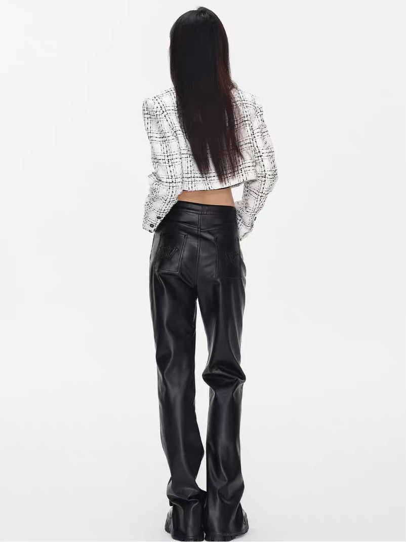 NAWS Black leather pants