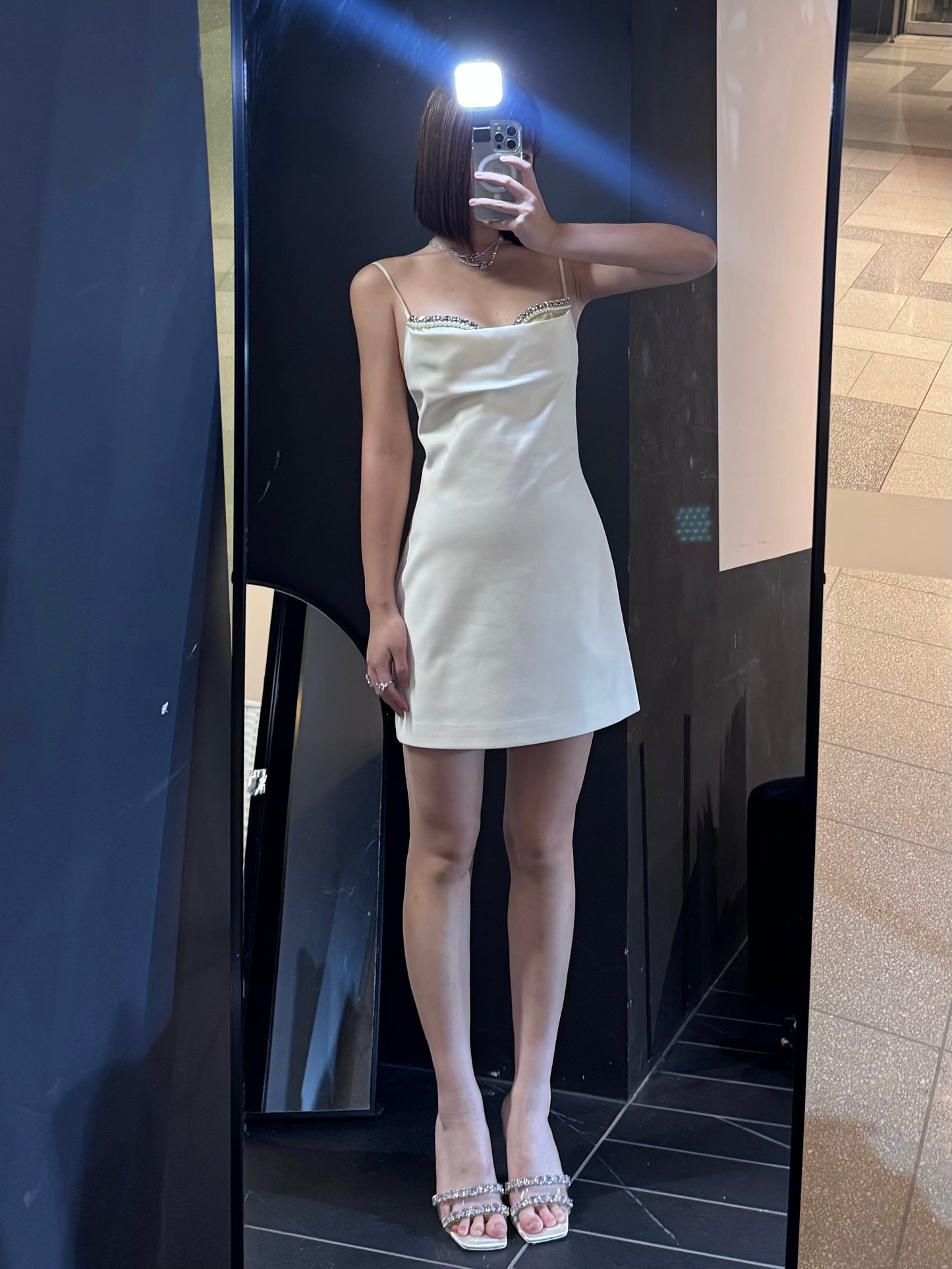 Nana Jacqueline White Bellah Sandals