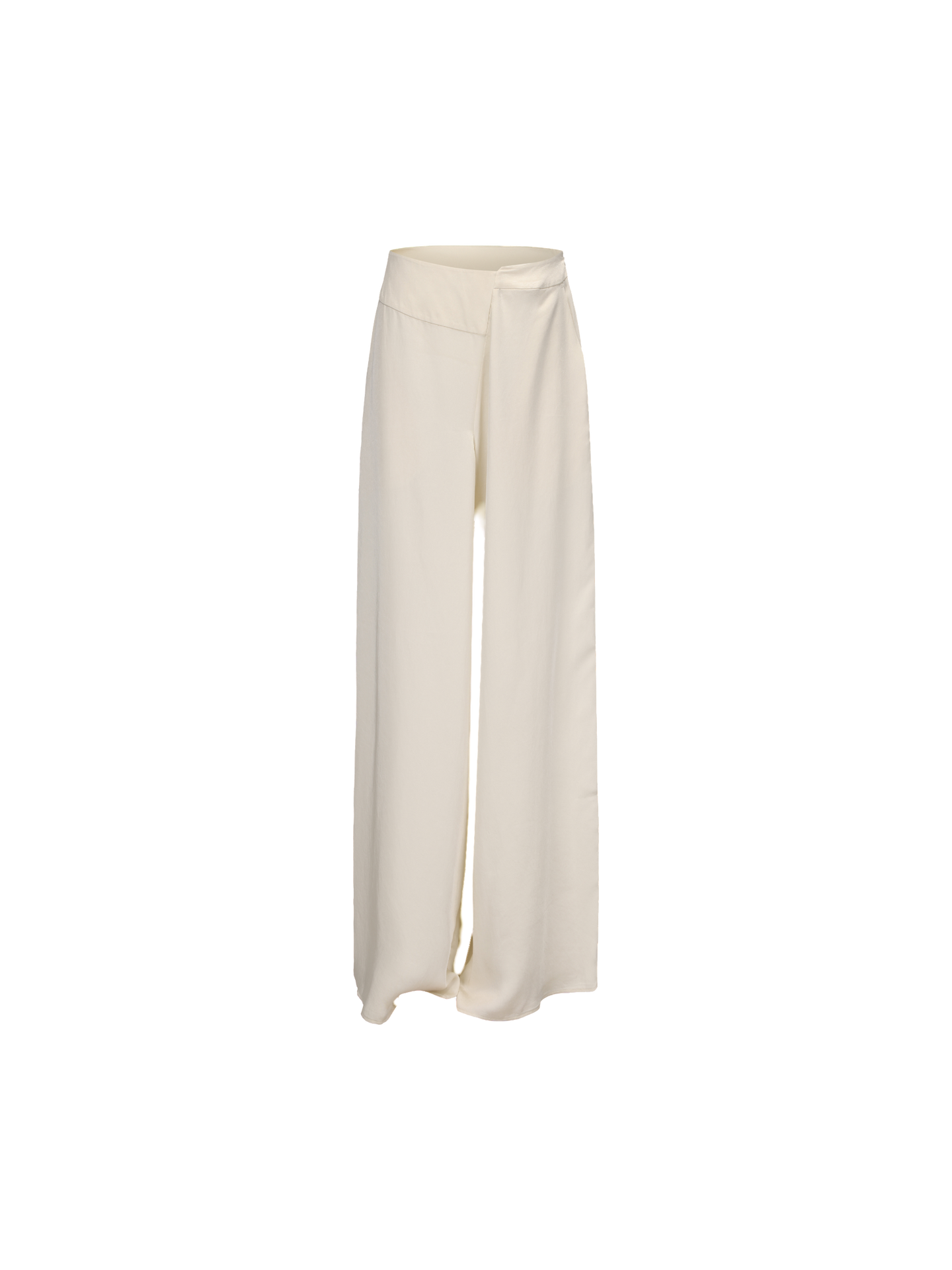 ELYWOOD WHITE WIDE-LEG PANTS
