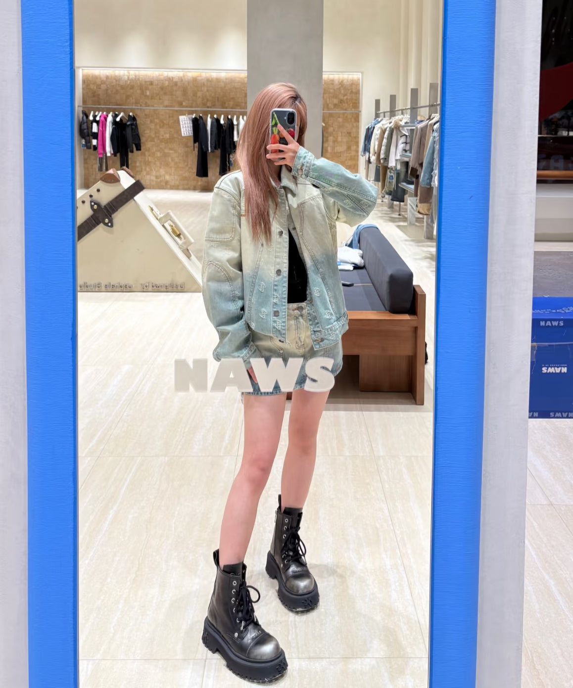 NAWS STARRY SKY DENIM JACKET