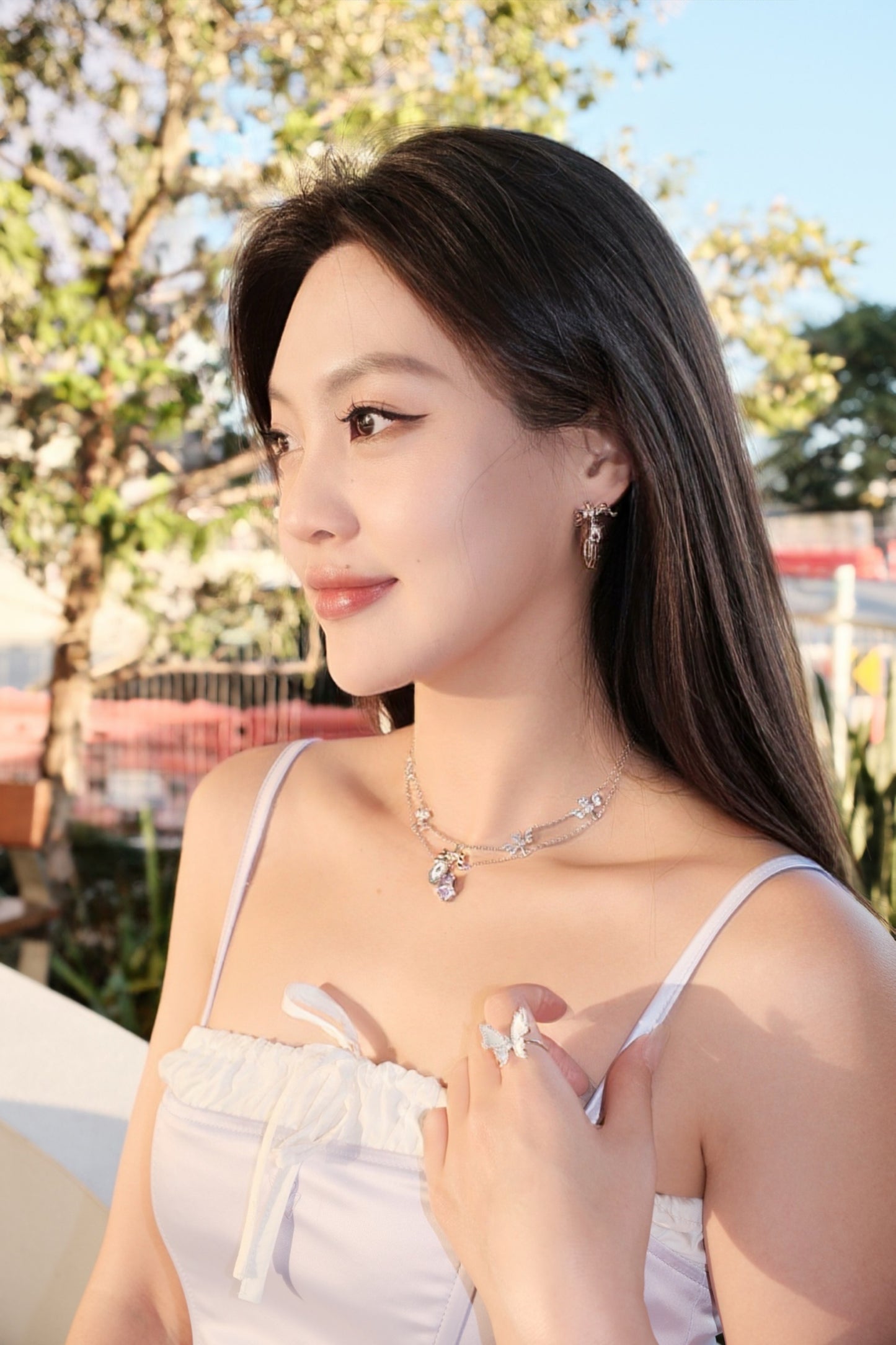 Poem Dreamguardian Earring-purple
