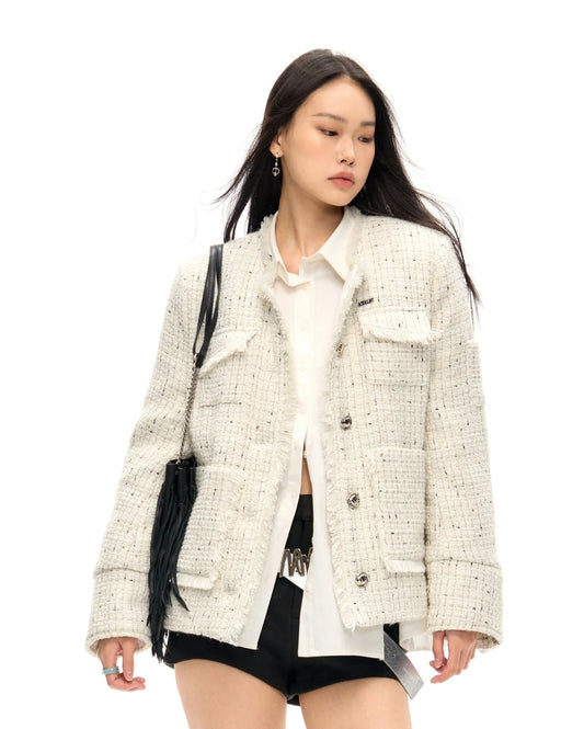 NAWS SPARKLING TWEED WOOL JACKET
