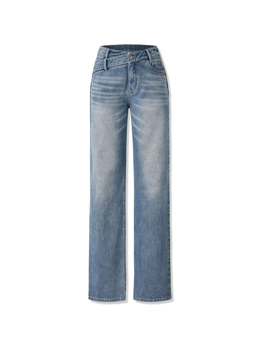 NAWS +5CM STRAIGHT JEANS LIGHT BLUE