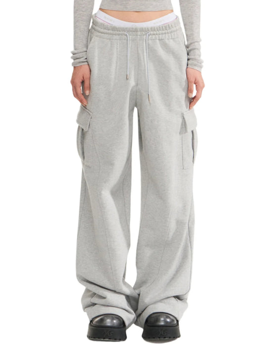 NAWS GRAY CLASSIC JOGGING SWEATPANTS