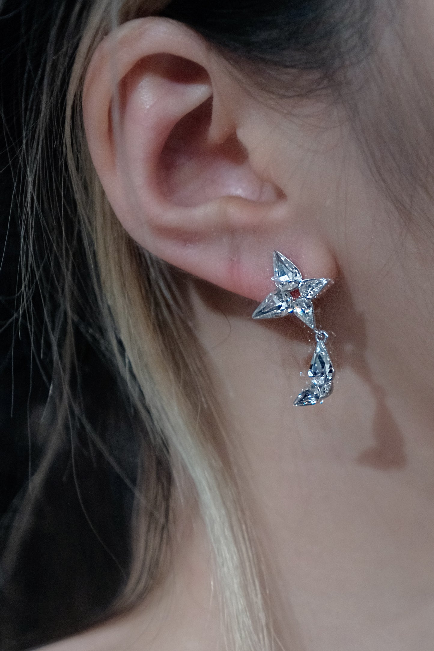 Abyb butterfly wonderland crystal earrings