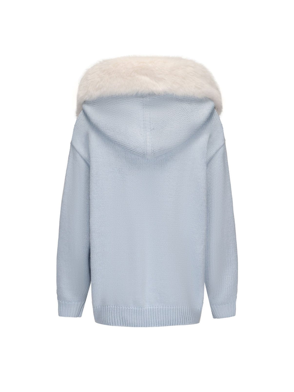 Nana Jacqueline Ava Fur Sweatshirt (Blue)