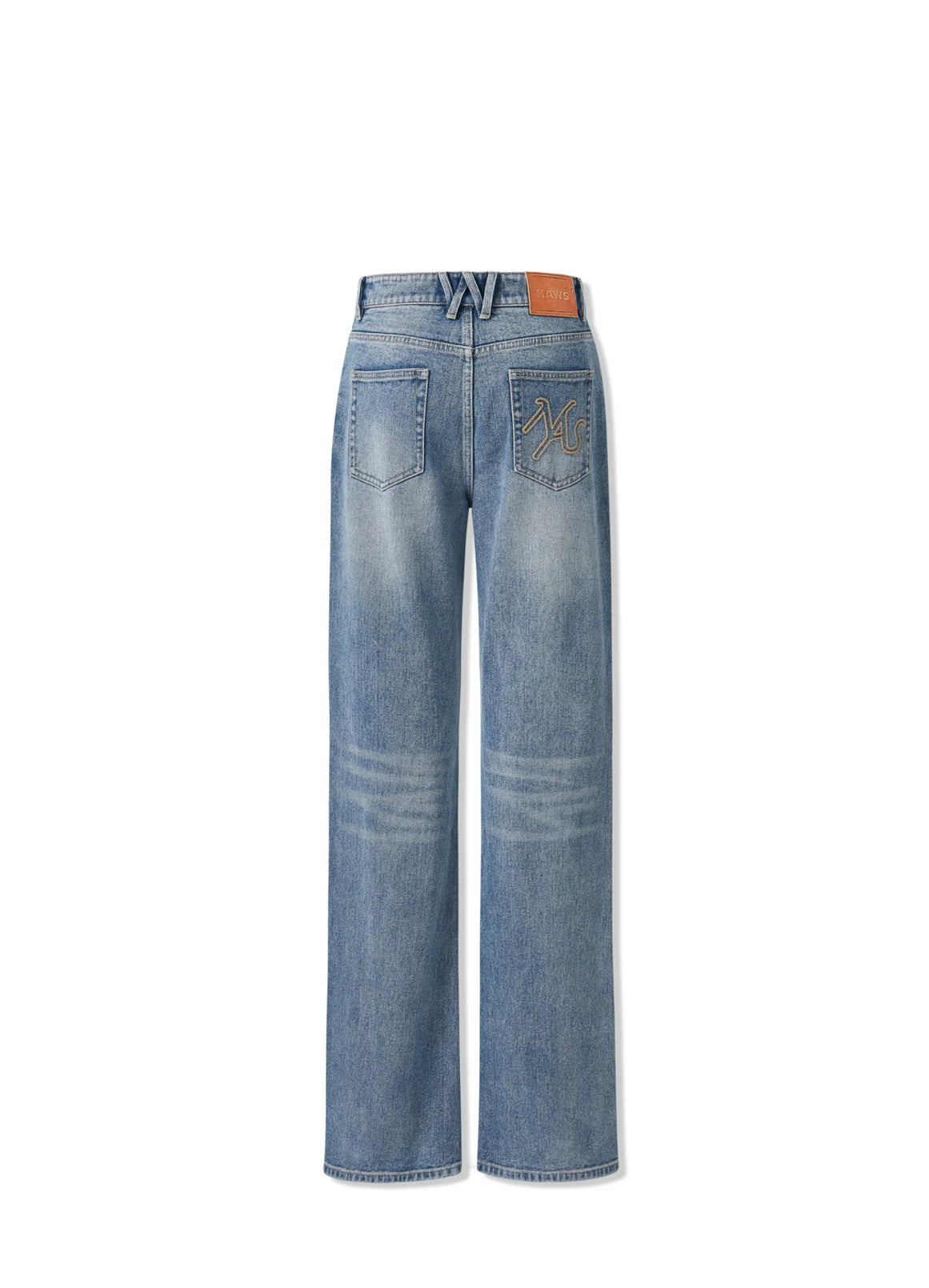 NAWS +5CM STRAIGHT JEANS LIGHT BLUE