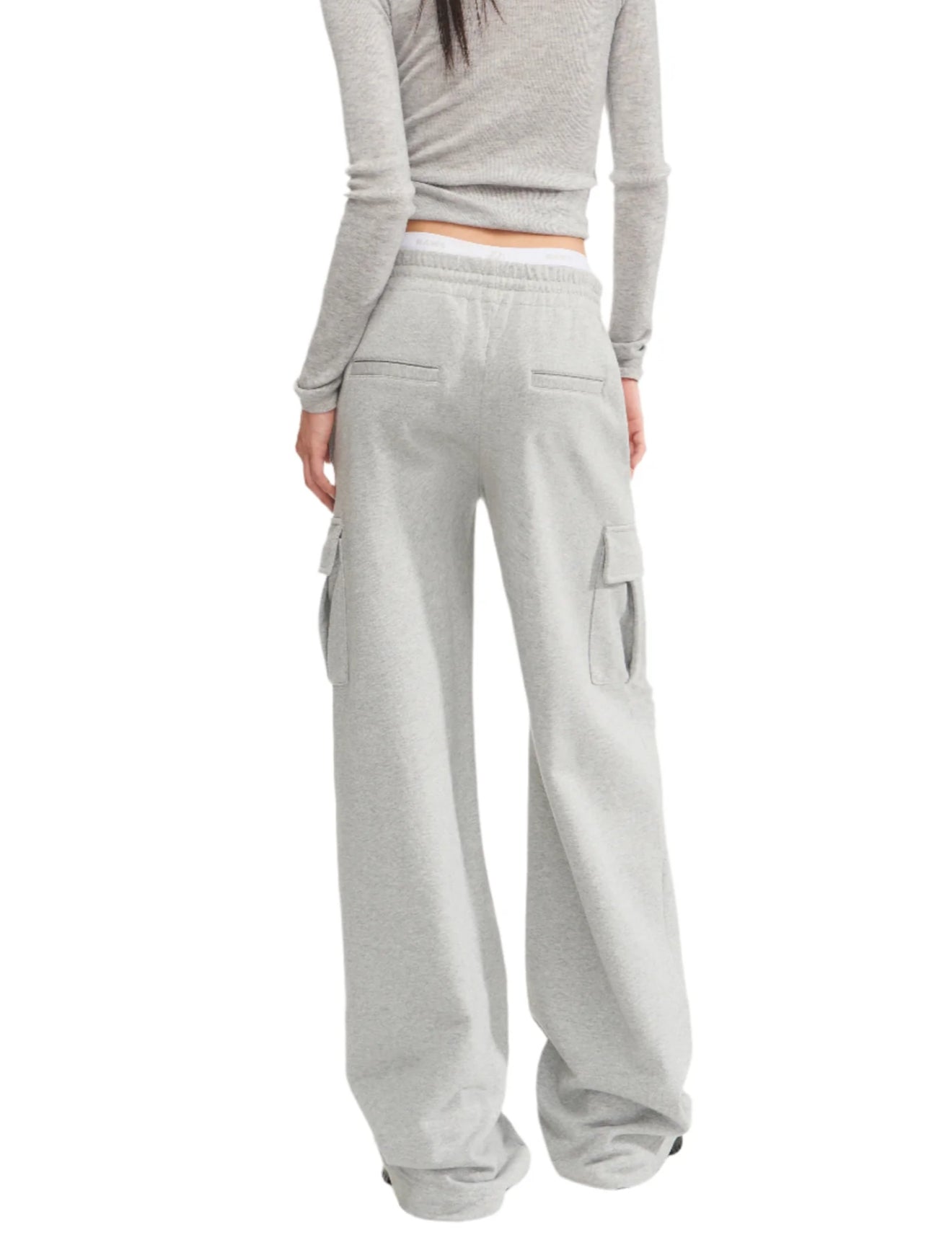 NAWS GRAY CLASSIC JOGGING SWEATPANTS
