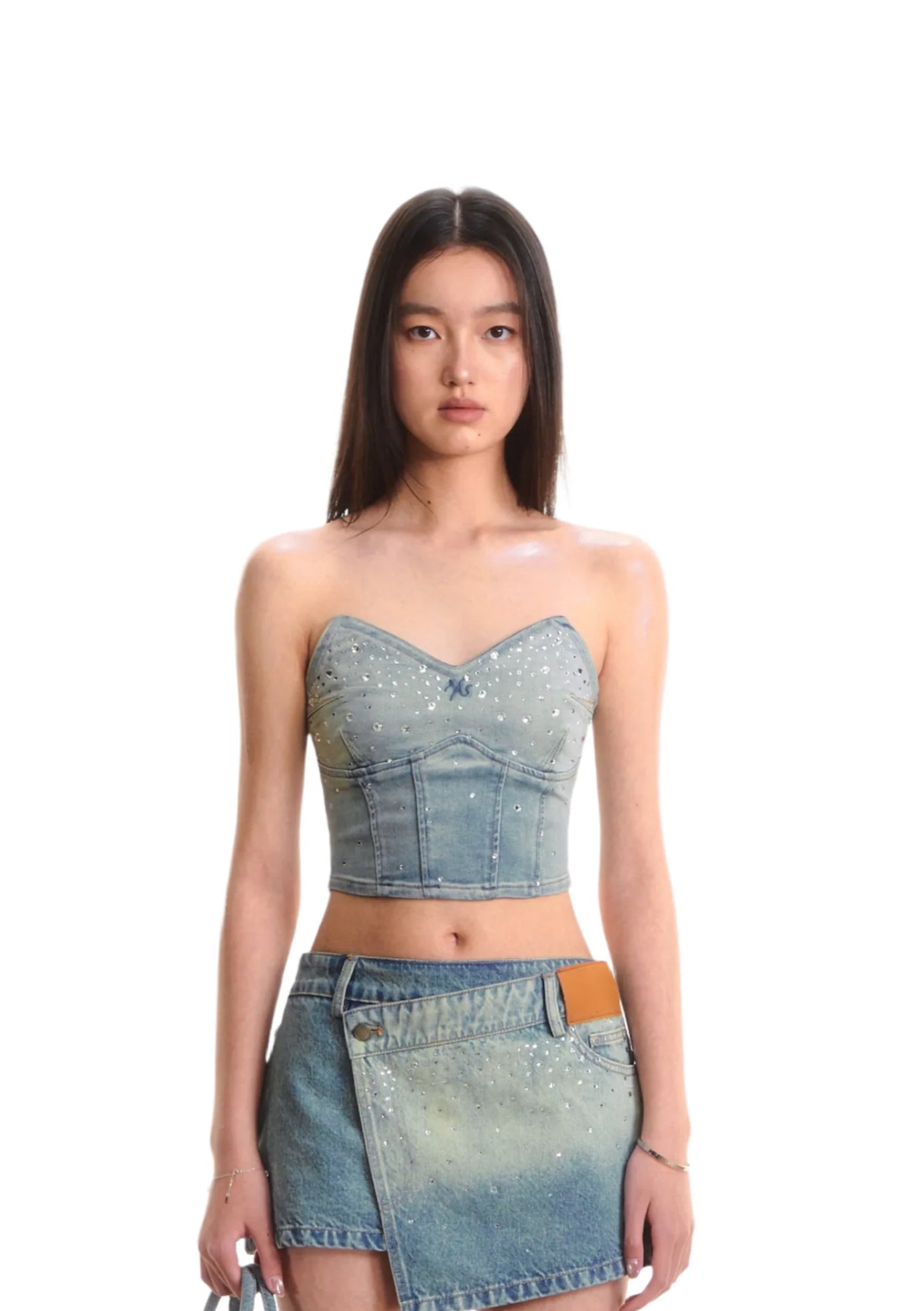 NAWS CARAT DENIM BUSTIER