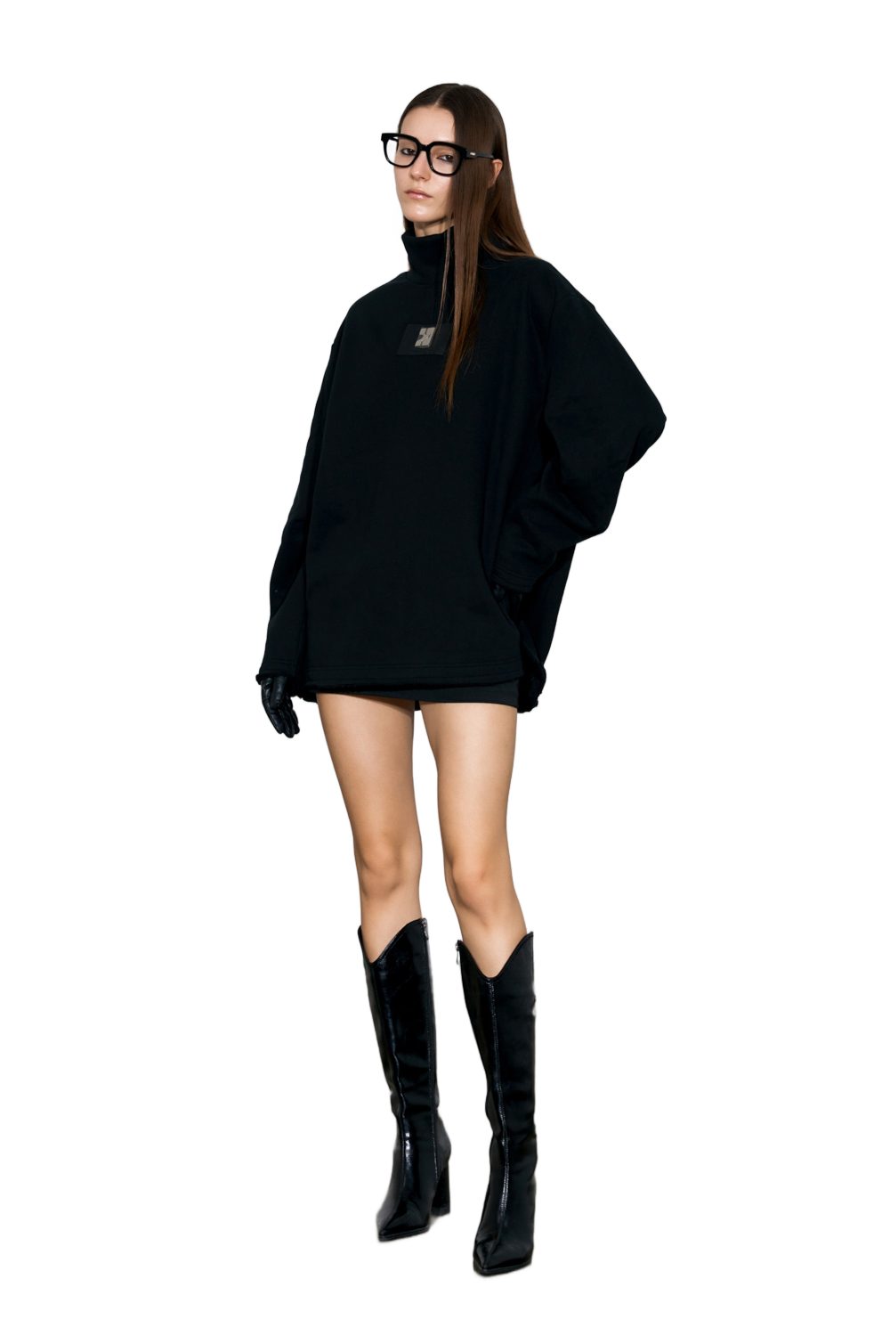 YJ1 SELF-HEATING TURTLENECK HOODIE