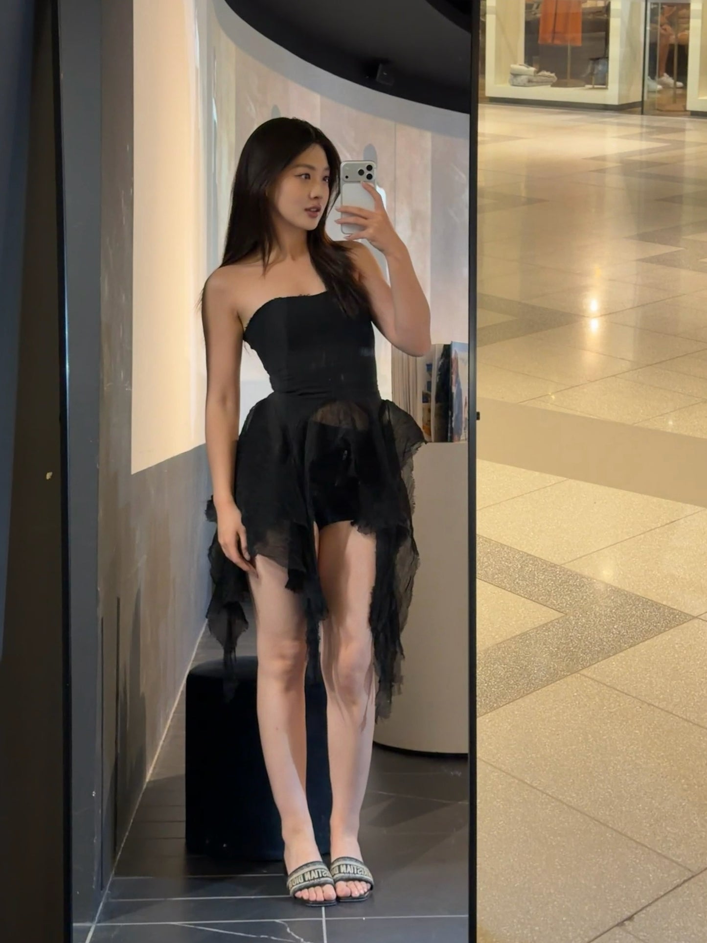 Jagee Chen Black jellyfish Top
