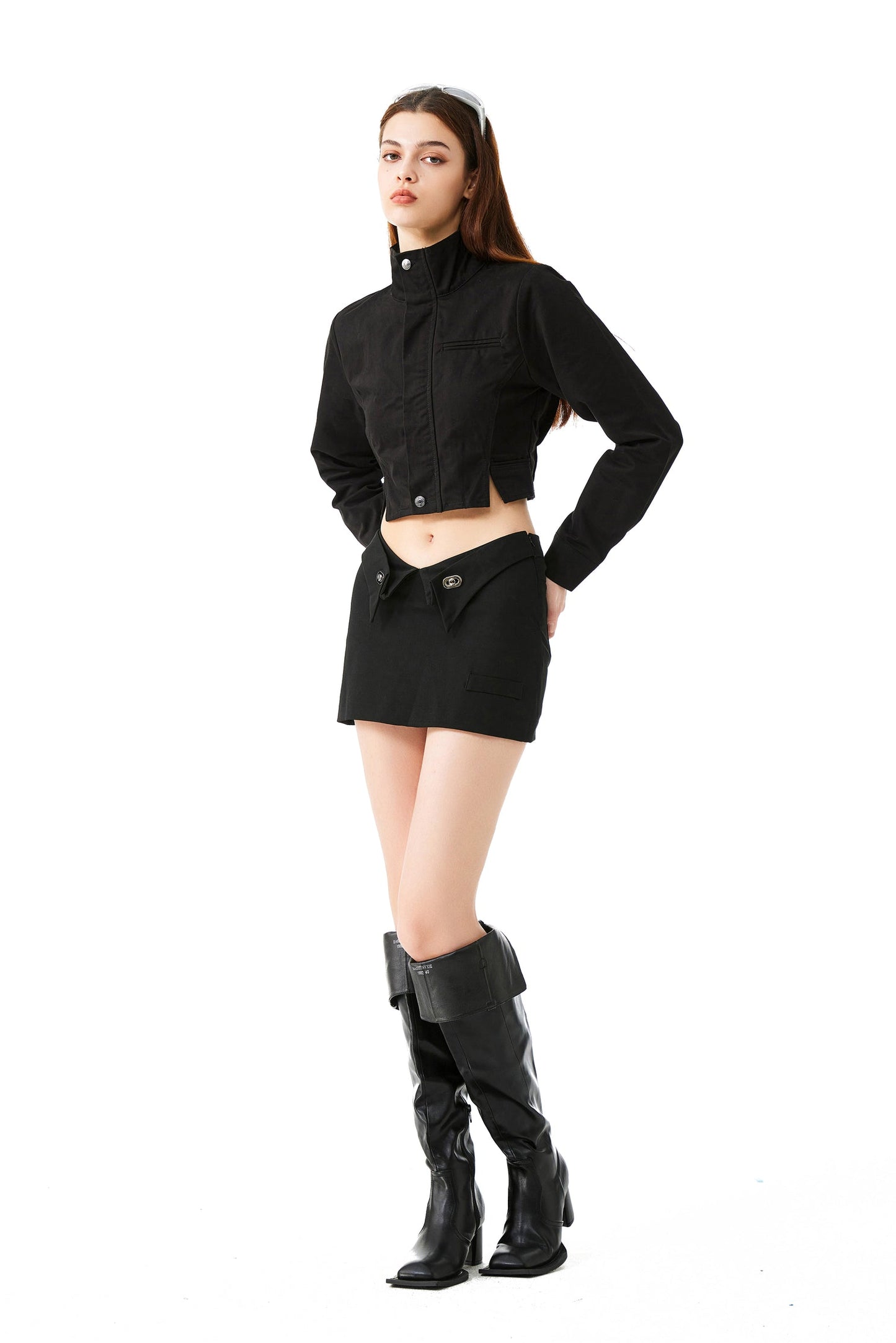 YJ1 LOW WAIST MINI SKIRT