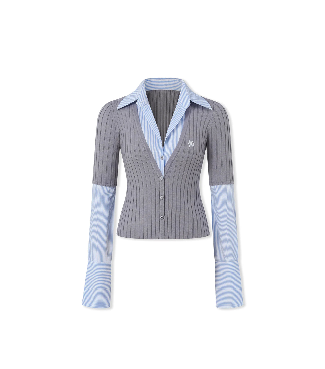 NAWS ANGEL KNIT GRAY SWEATER