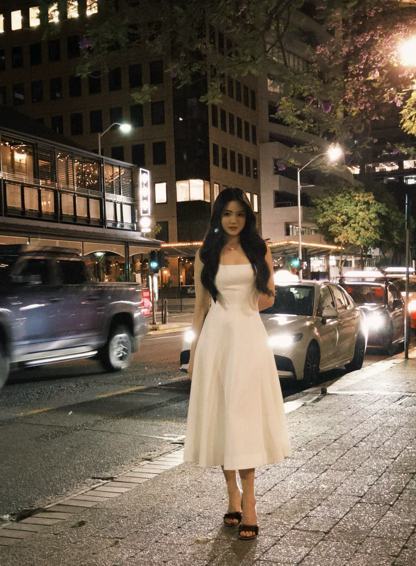 Nana Jacqueline Josephine Dress (White)