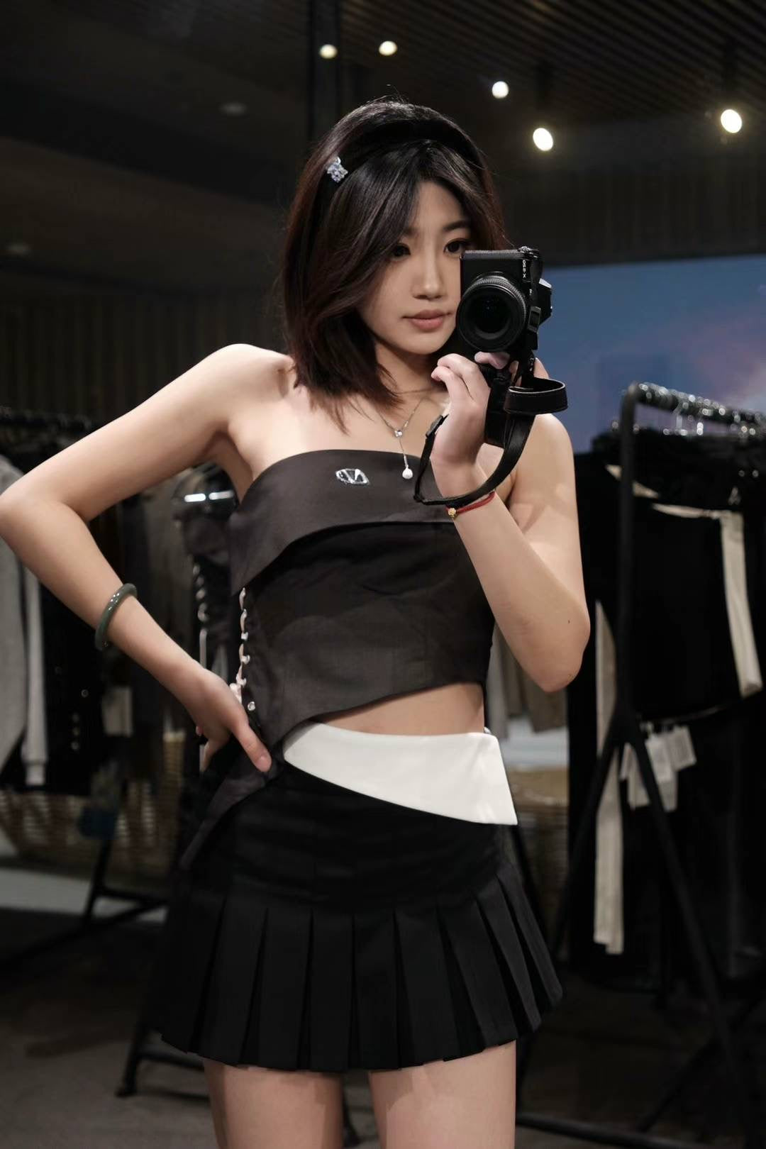 NAWS BLACK JAZZ BUSTIER