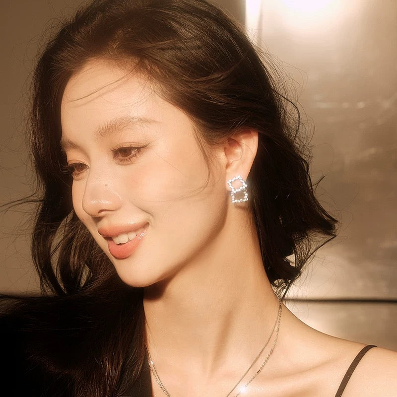 Abyb square earrings