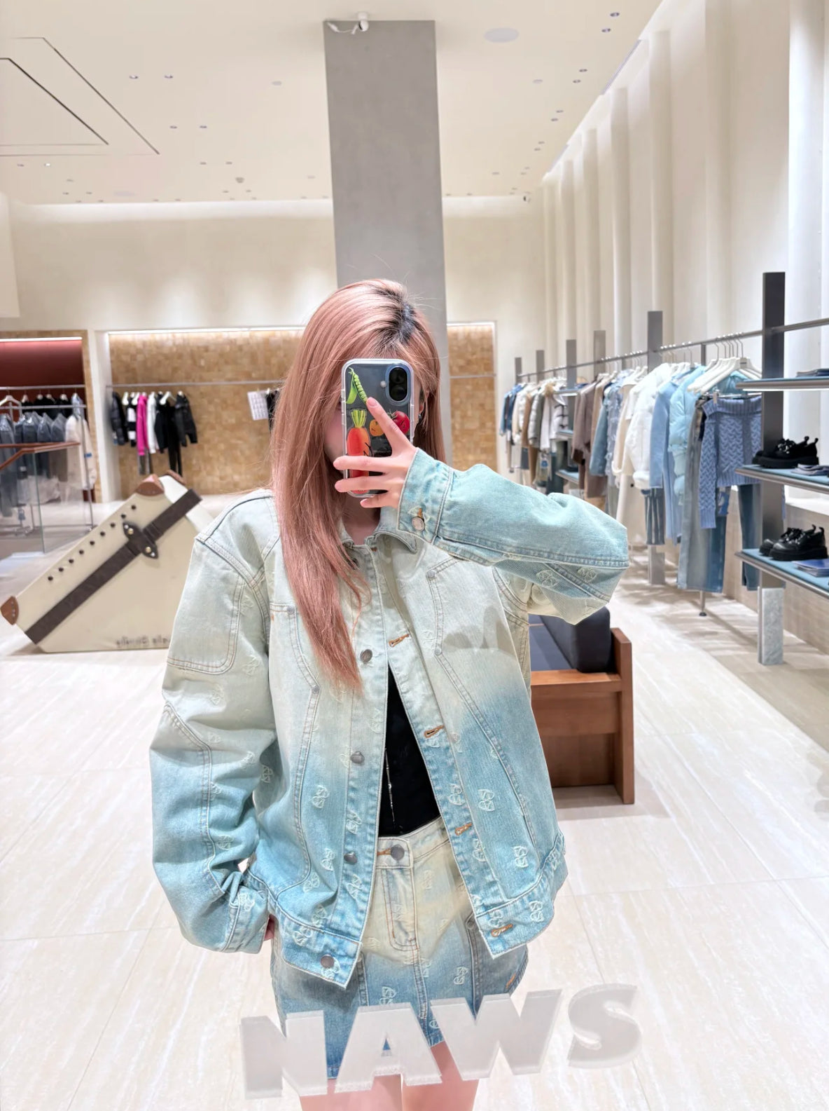 NAWS STARRY SKY DENIM JACKET
