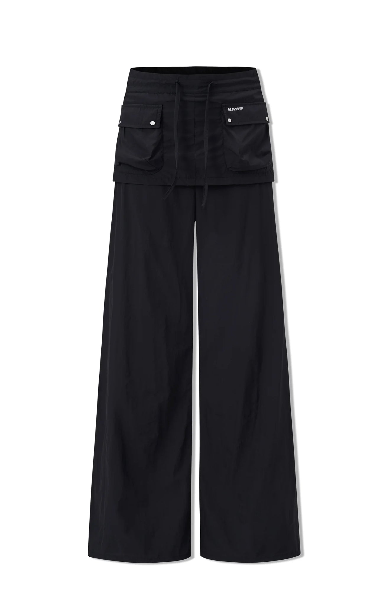 NAWS BLACK WANDERING PARATROOPER PANTS