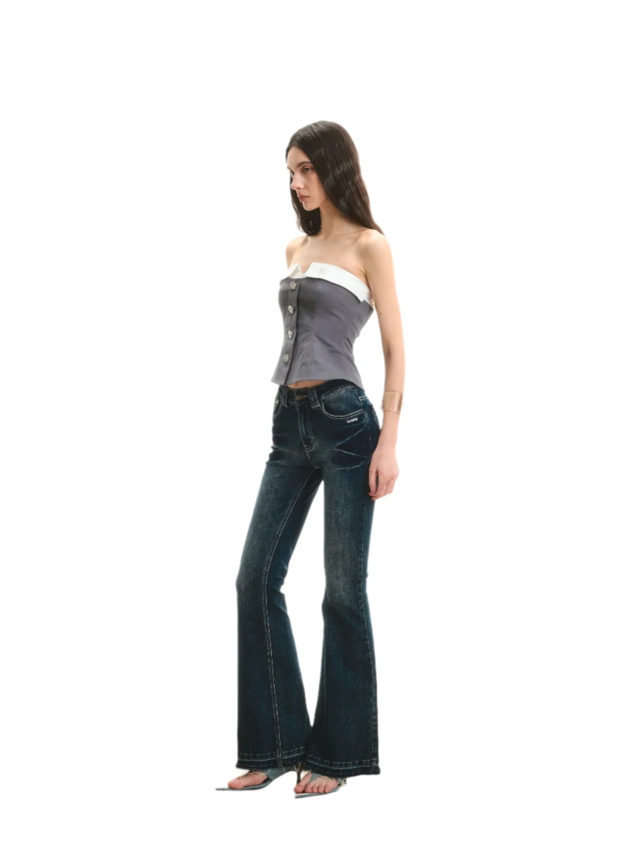 NAWS GRAY TUBE TOP