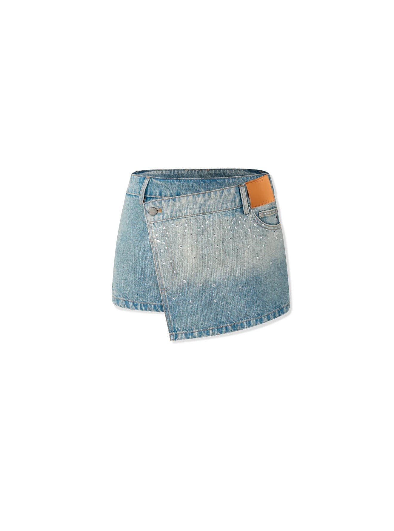 NAWS 5-CARAT ORIGAMI DENIM SKIRT