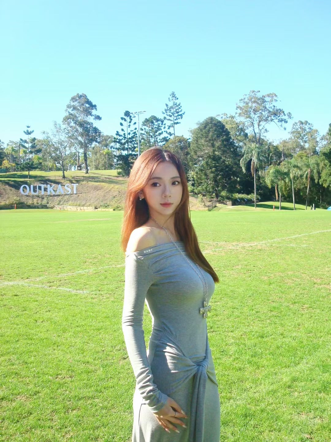 NAWS GRAY VENUS DRESS