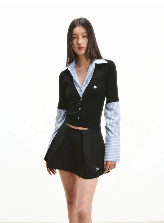 NAWS ANGEL KNIT BLACK SWEATER