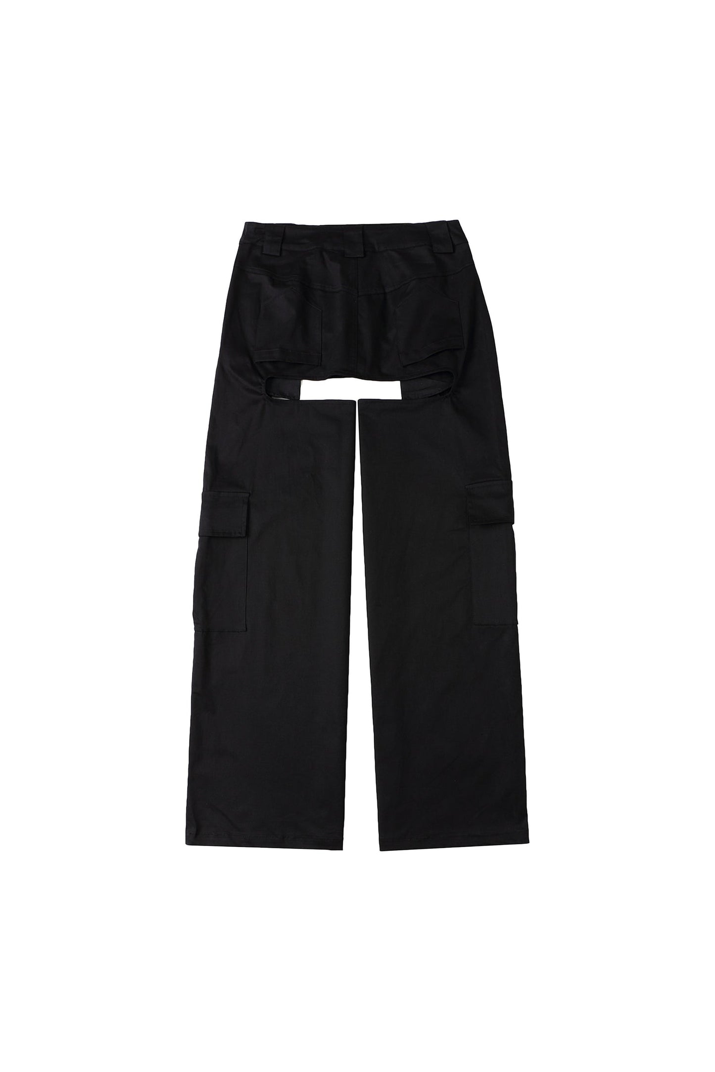 YJ1 CROTCHLESS CARGO PANTS