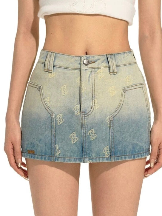 NAWS STARRY SKY DENIM SKIRT