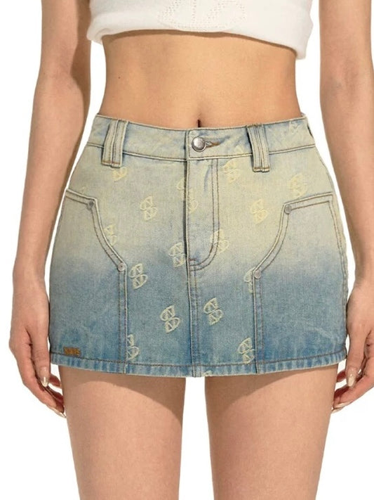 NAWS STARRY SKY DENIM SKIRT
