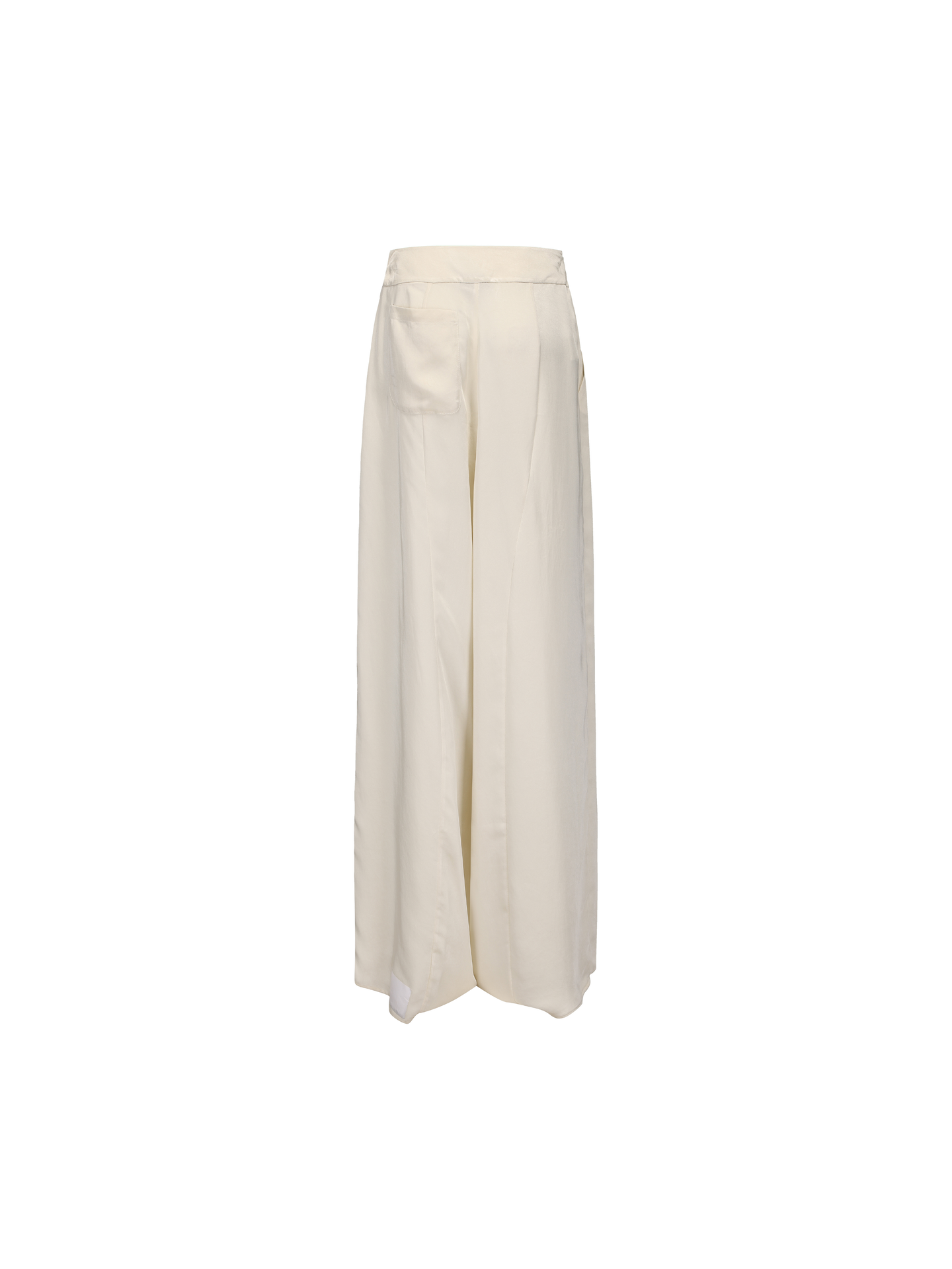 ELYWOOD WHITE WIDE-LEG PANTS