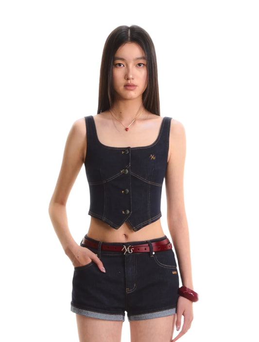 NAWS CLASSIC RAW DENIM TANK TOP