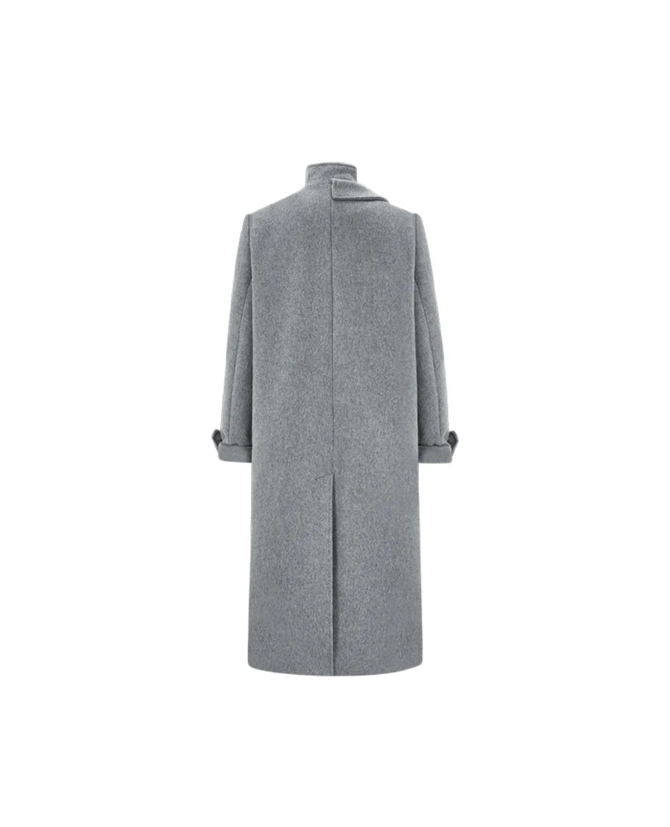 NAWS GRAY WOOL COAT