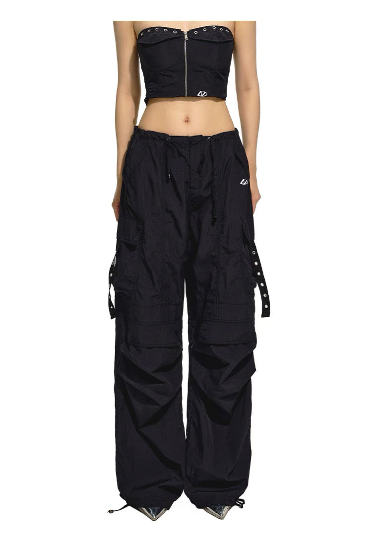 NAWS BLACK CARGO PANTS