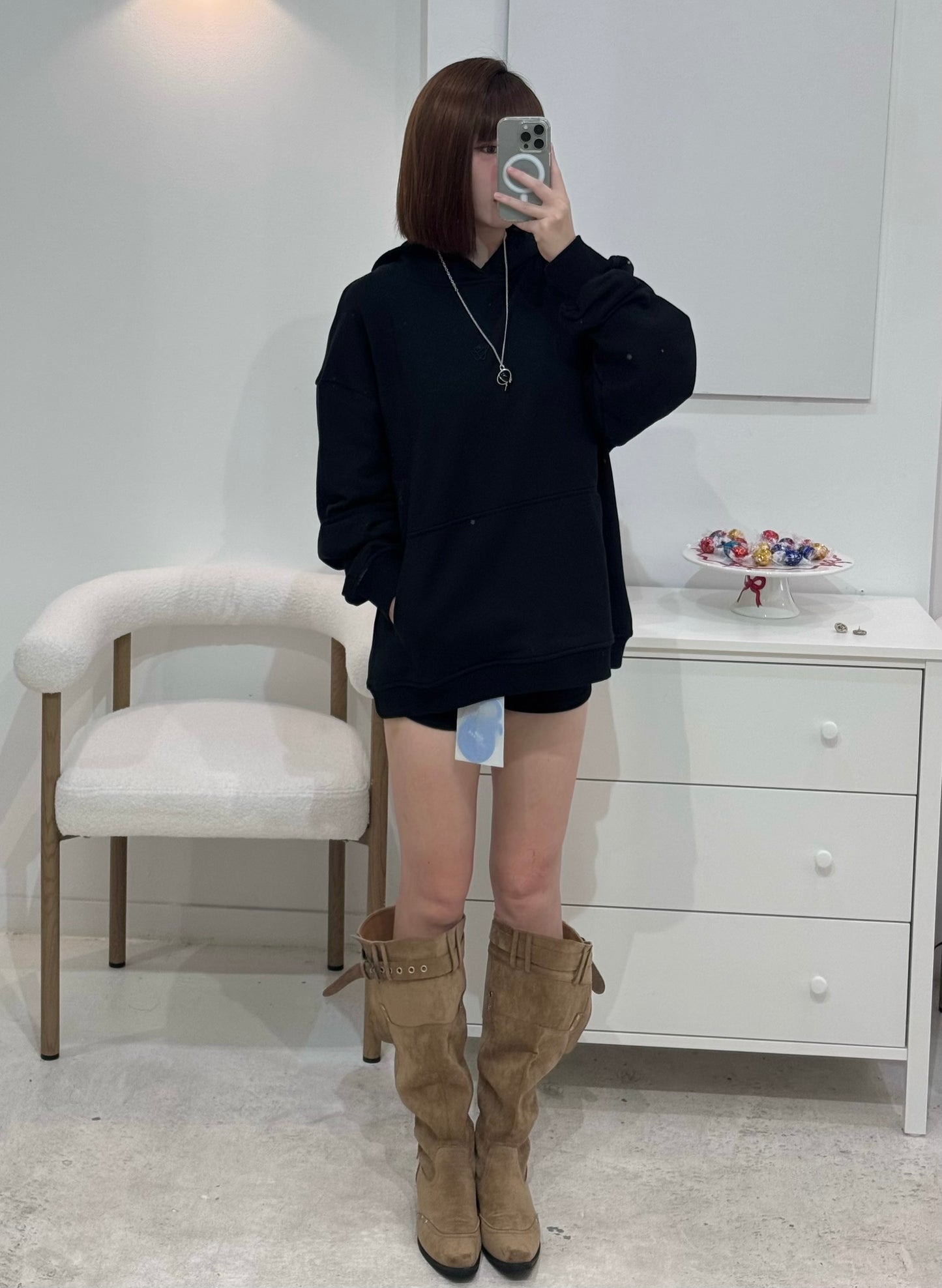 NAWS WANDERING BLACK HOODIE