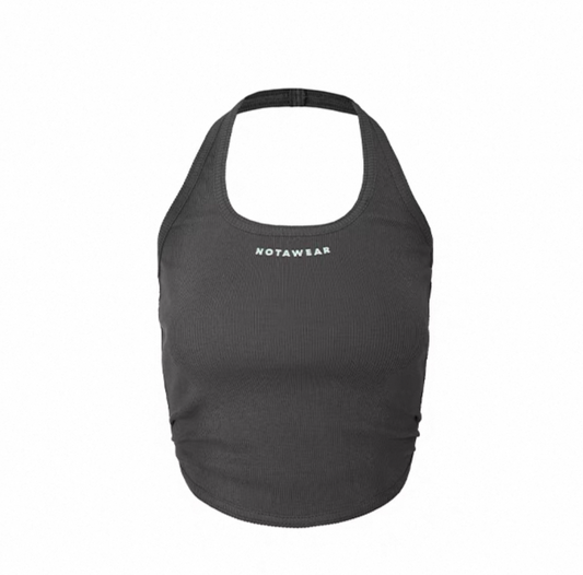 NAWS LOGO HALTER NECK TOP