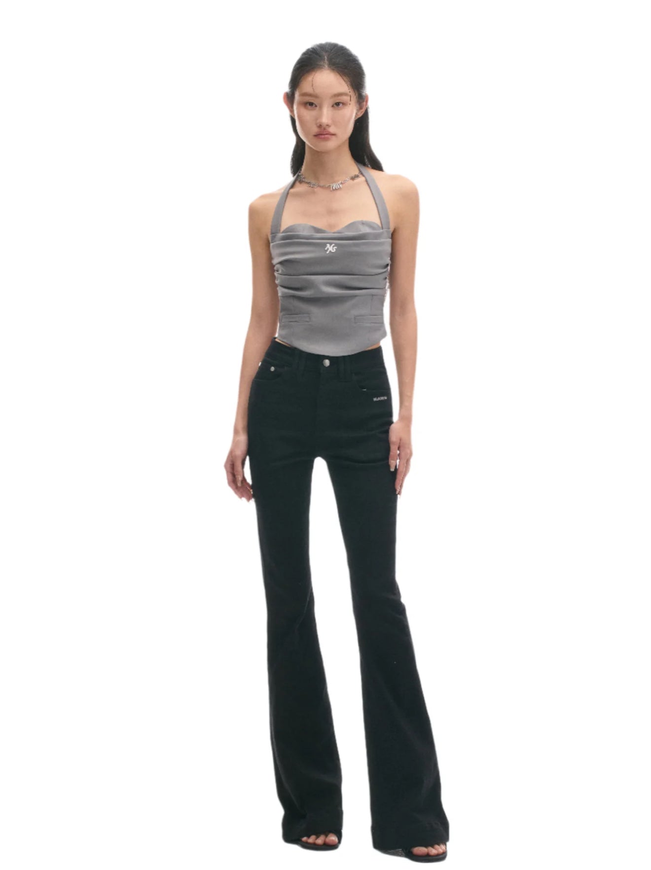 NAWS +5CM MODEL JEANS BLACK