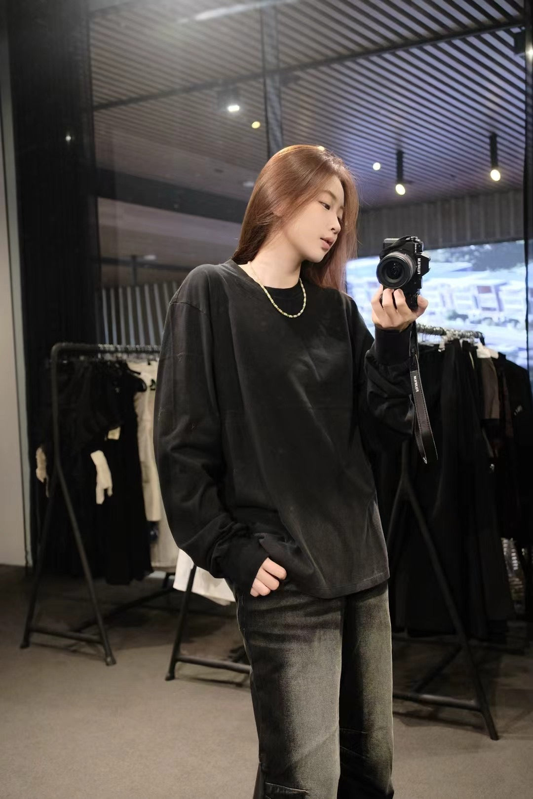 BLR BLACK WASHED HOODIE