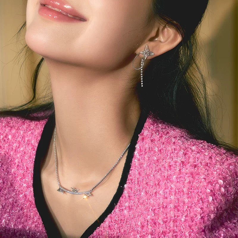 Abyb Butterfly smile necklace