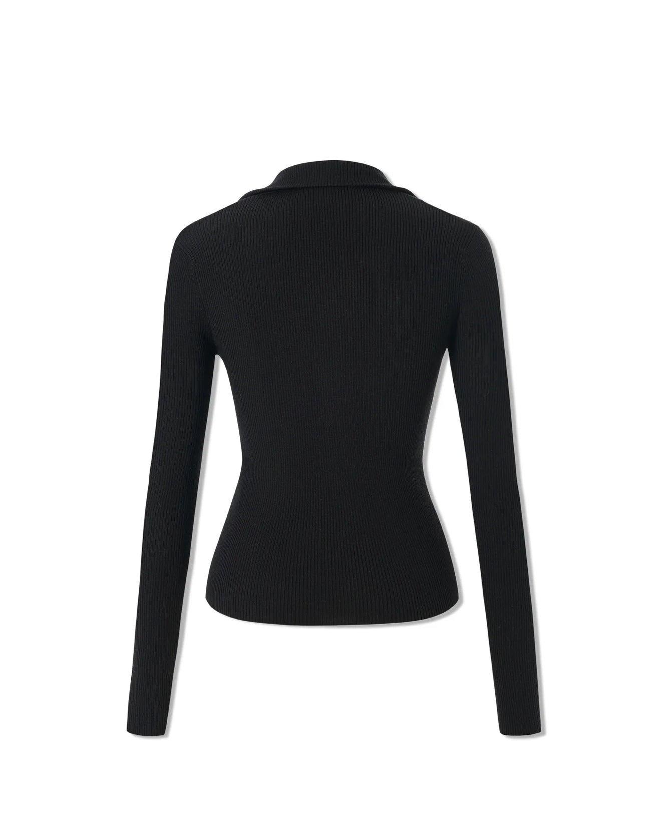 NAWS BLACK CLASSIC LOGO KNIT CARDIGAN
