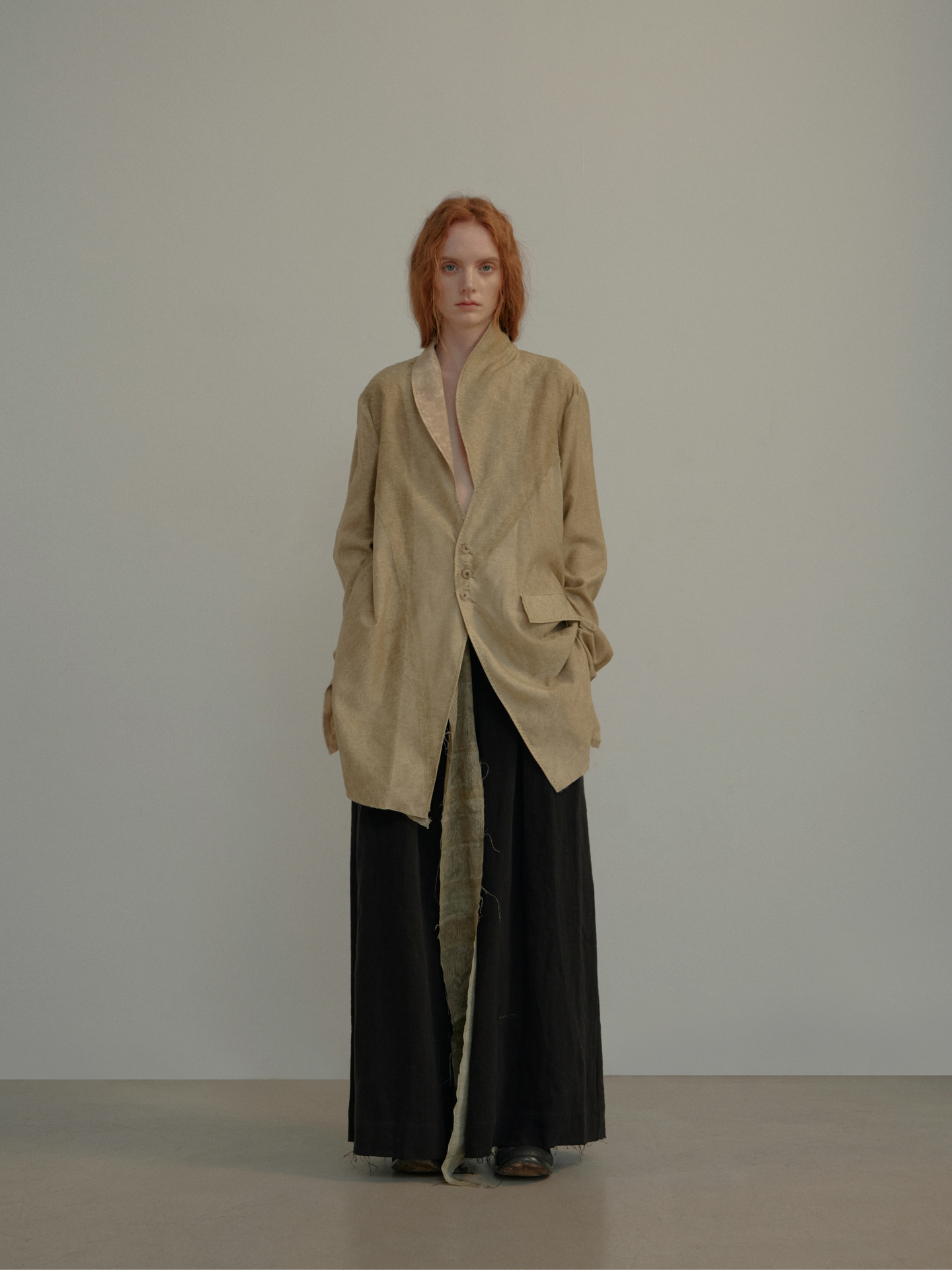 Elywood FLAXEN REVERSIBLE PANEL BLAZER