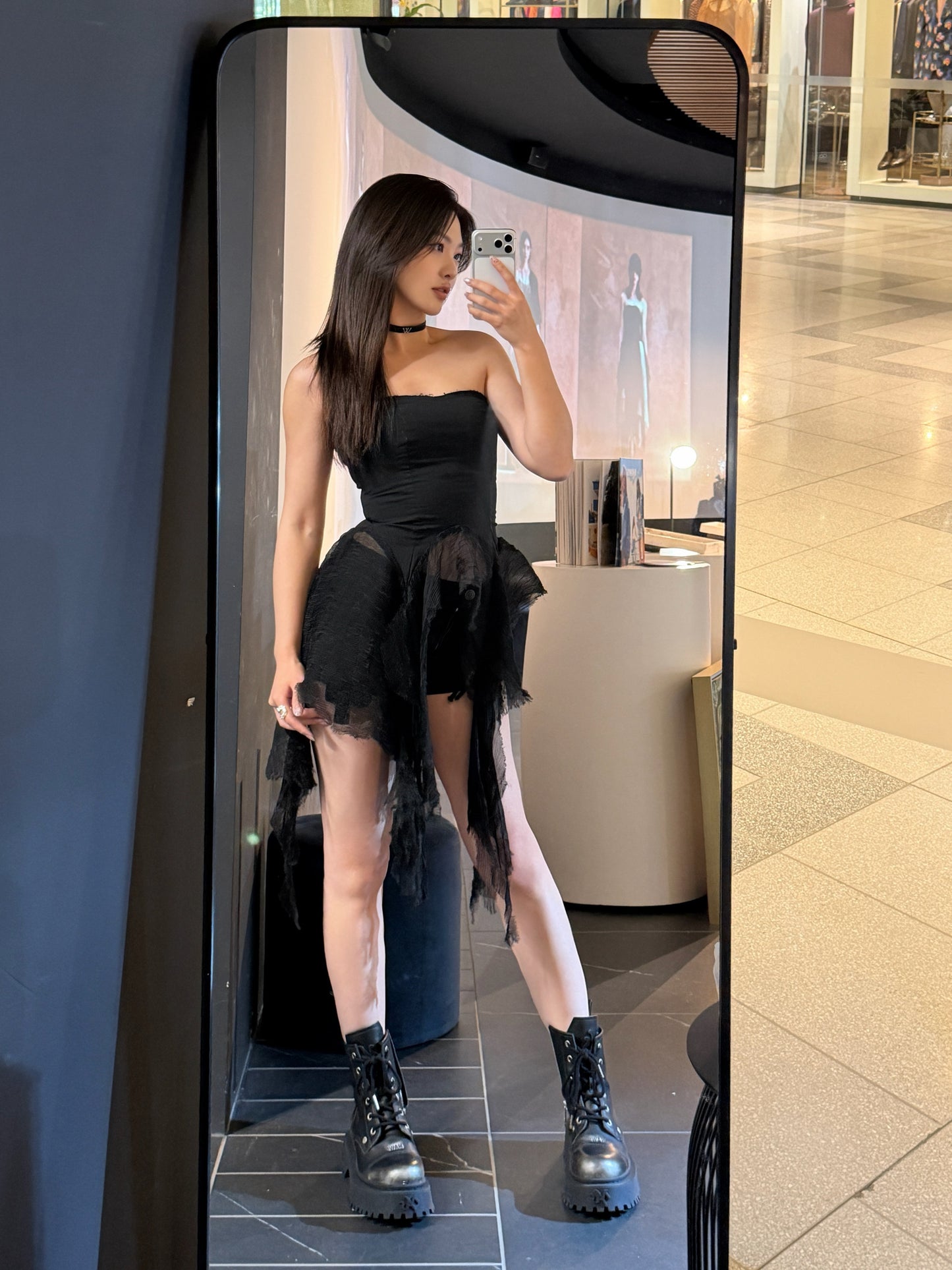 NAWS BLACK ANKLE BOOTS