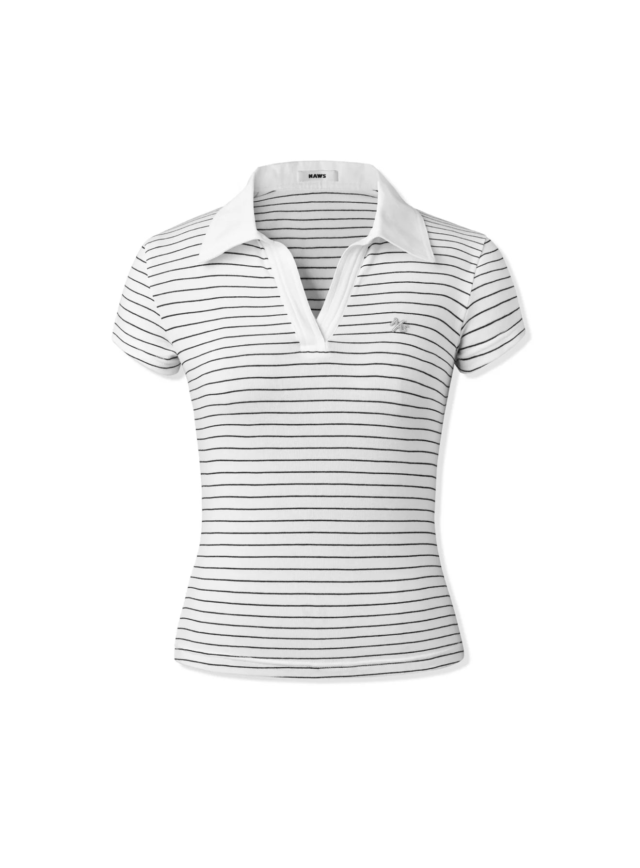 NAWS STRIPE SEASIDE HOLIDAY POLO TEE
