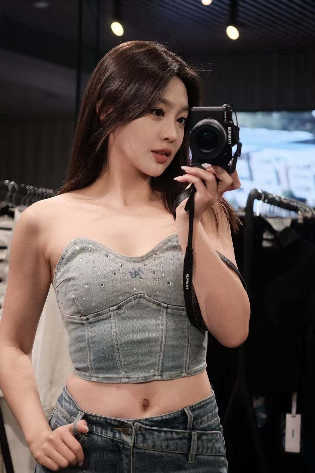 NAWS CARAT DENIM BUSTIER