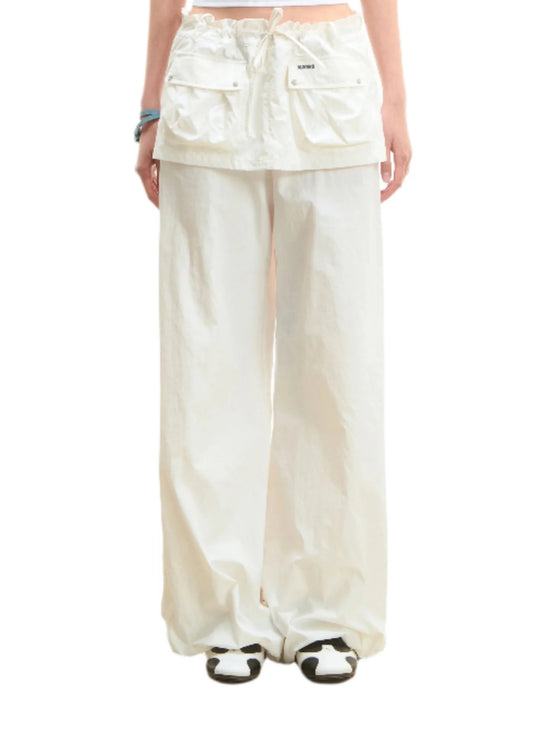 NAWS WHITE WANDERING PARATROOPER PANTS