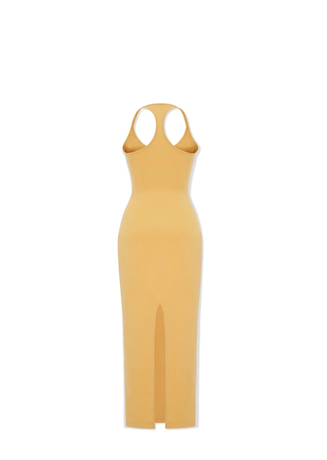 NAWS SKIN TWIST DRESS IN YELLOW